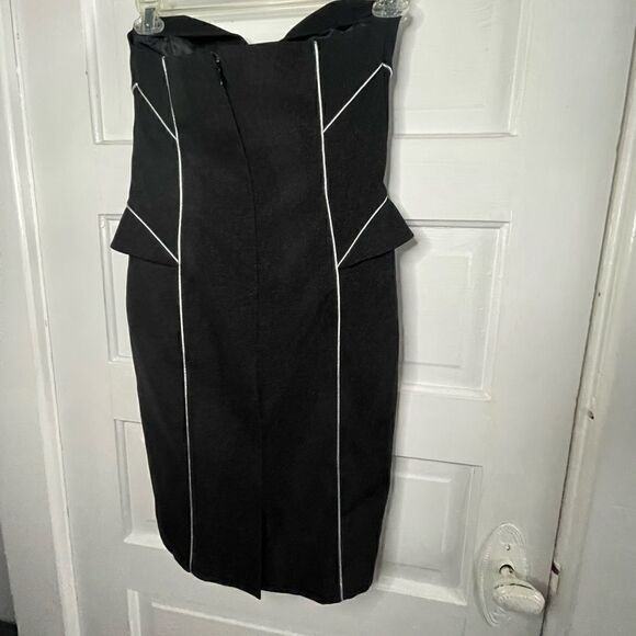 ASOS Strapless Dress w/ Piping Detail - Picture 9 of 11